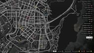 The exact coordinates of the GTA Online Gun Van Location Today (Image via Rockstar Games)